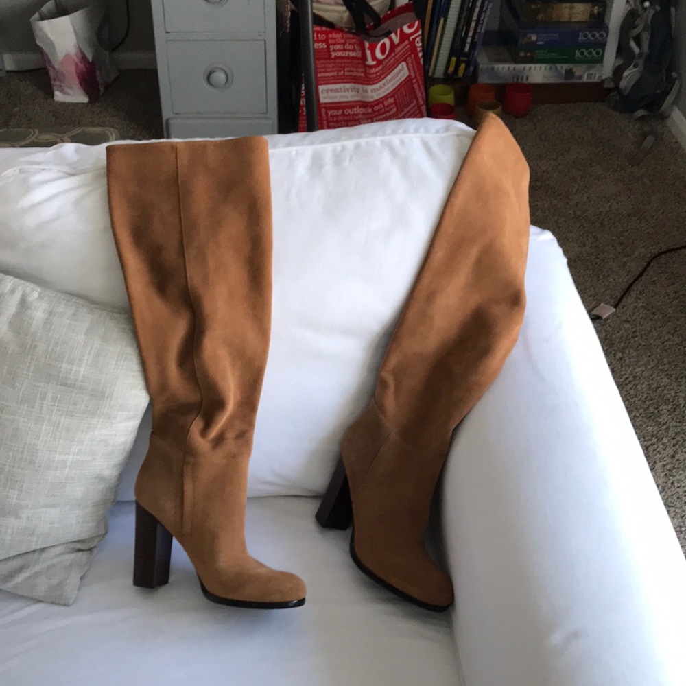 NWOT Sam Edelman brown suede knee boots